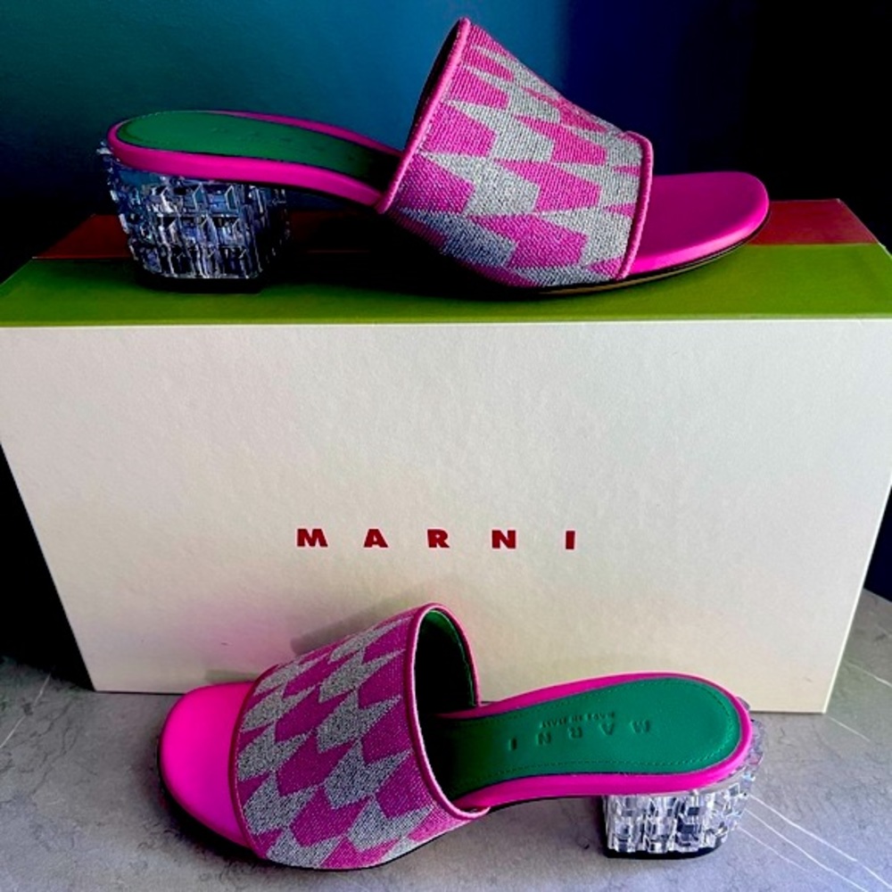Marni Jacquard Lurex Sandal 36